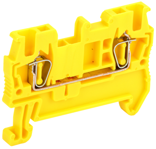 Клемма пружинная КПИ 2в-1.5мм2 17.5А 500V желтая IEK