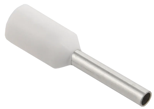 Наконечник двойной НШВИ(2) 0.75-10 под провод 0.75мм2 (100шт/упаковка) белый IEK