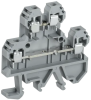 Клемма винтовая двухуровневая КВИ-4-2L 4мм2 35А 800V АС/DC серая IEK