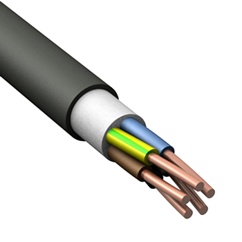 Кабель силовой ВВГнг-LS, 5х4 мм², 1 кВ, ГОСТ, Harmony Cable