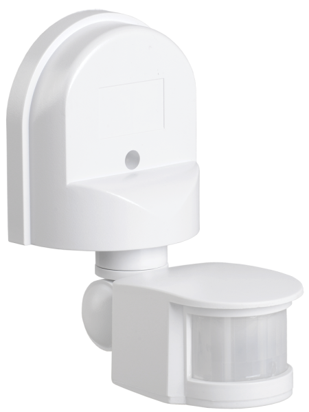 Датчик движения IEK ДД-008, 1.1 кВт, 230 В АС, угол обзора 180°, дальность 12 м, белый, IP44