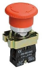 Кнопка грибковая IEK LAY5-BS542, с фиксацией, 1NC, красная, IP40