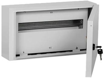 Щит распределительный навесной TITAN3 ЩРн-18 (240х440х120мм) металл IP54 IEK