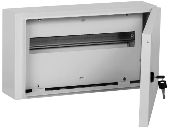 Щит распределительный навесной TITAN3 ЩРн-18 (240х440х120мм) металл IP54 IEK