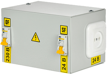 Ящик с понижающим трансформатором ЯТП-0.25 230/24VAC 1 линия УХЛ4 IP30 IEK