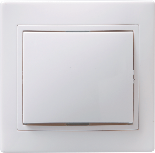 Выключатель 1-клавишный KVARTA ВС10-1-0-КБ, 10 А, 250 В, белый, GENERICA