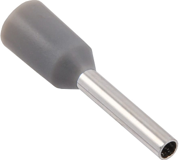 Наконечник НШВИ 0.75-08 под провод 0.75мм2 (100шт/упаковка) серый GENERICA