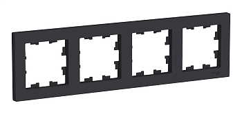 Рамка 4-местная AtlasDesign, карбон