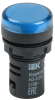 Лампа светосигнальная AD22DS LED 230VAC d22мм синий IP54 IEK