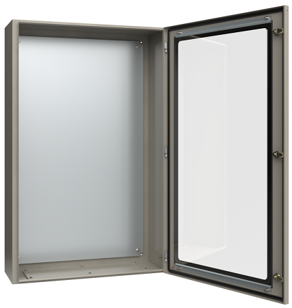 Корпус металлический IEK TITAN ЩМП-6-0, 1200х750х300 мм, с прозрачной дверью, У2, IP54
