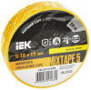 Изолента MIXTAPE5 0.18х19мм 5кВ желтая 20м (-30..+50С) IEK