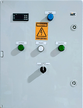 Щит управления вентиляцией ЩУВ8503-3001 IP31 8хAPВВ-22N "Пуск-Стоп" 16хКВИ 2.5мм IEK