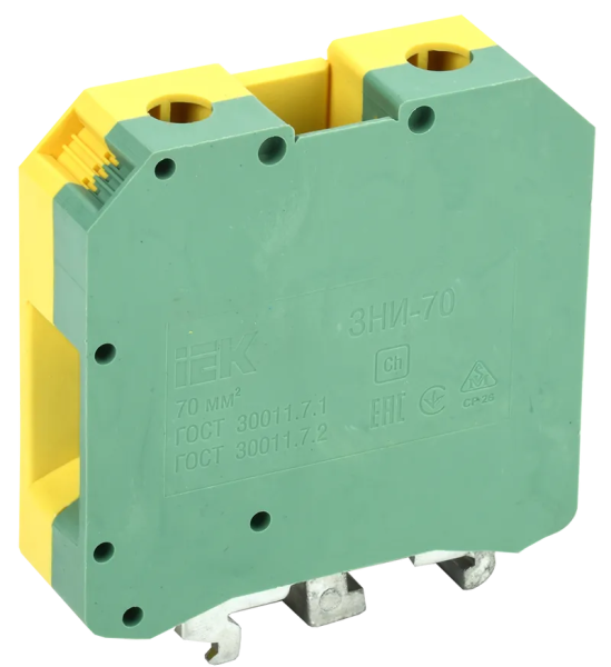 Зажим наборный ЗНИ-70PEN 70мм2 (JXB-земля) 600/440V AC/DC IEK