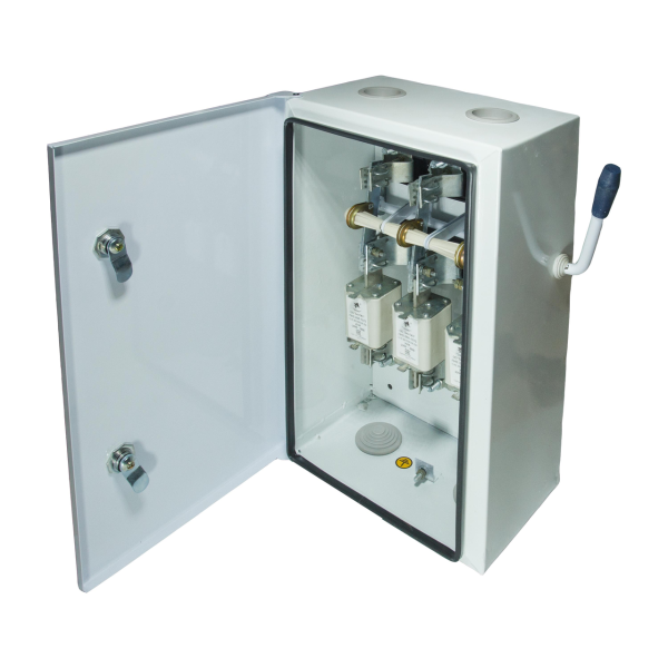 Ящик с рубильником и предохранителями ЯРВ 40А 3Р 400V габарит 0 У2 IP54 БелТИЗ