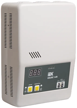 Стабилизатор напряжения однофазный ECOLINE 5кВА 230V настенный IEK