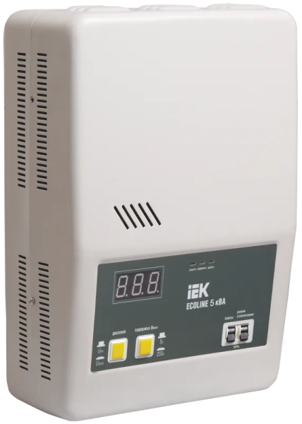 Стабилизатор напряжения однофазный ECOLINE 5кВА 230V настенный IEK