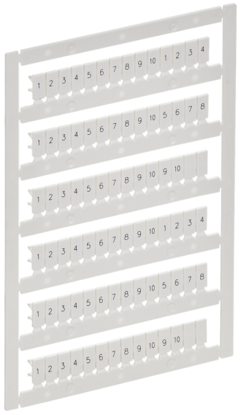 Маркер ARMAFIX для клемм CTS/CP/CX/CY 2.5мм2 цифры "1-10" IEK