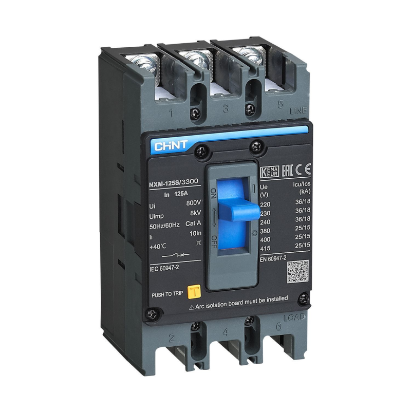Автоматический выключатель силовой CHINT NXM-63S, 3Р, 32 A, 25 кА, 690 В