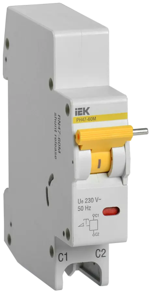 Расцепитель независимый РН47-60М L+N Uупр=230VAC для ВА47-60M IEK