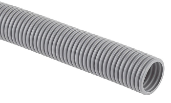 Труба гофрированная ПВХнг d=40мм с зондом (100м/бухта) серый IP55 Sirius