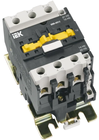Контактор КМИ-46512 3Р 65А 30кВт АС3 Uупр=400VAC 1NO+1NC IEK