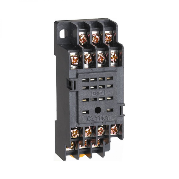 Колодка CZY14A-E для реле JZX-22F(B)/4Z NJX-13FW(B)/4ZS 4 контакта CHINT