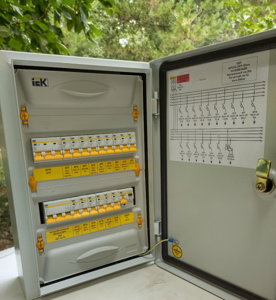 Щиток осветительный ОЩВ24-12-20-16-У2 20А 6/4.5кА 400/230В IP54 T5 (7ЩО...9ЩО)