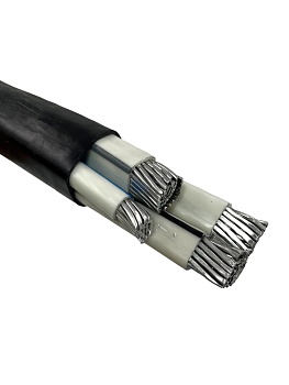 Кабель силовой АВВГ, 3х120+1х70 мм², 1 кВ, ГОСТ, Казэнергокабель