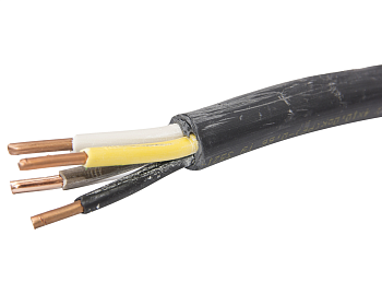 Кабель силовой ВВГ, 4х6 мм², 1 кВ, ГОСТ, Казэнергокабель