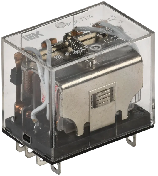 Реле РЭК77/4(LY4) с индикацией 10А 230В AC IEK