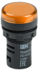 Лампа светосигнальная AD22DS LED 230VAC d22мм желтый IP54 IEK