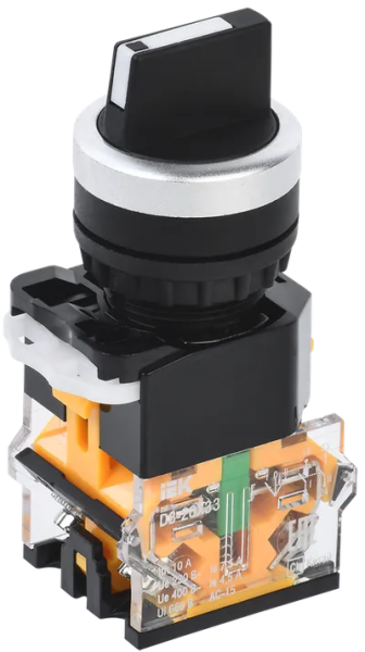 Переключатель IEK D8-20X33, 3-позиционный, 2NO, без фиксации, IP40