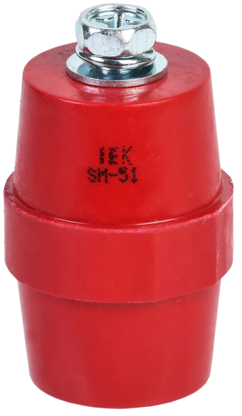 Изолятор шинный IEK SM51 (М8), 1 кВ, с болтом