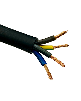 Кабель силовой гибкий КГтп 3х2.5+1х1.5мм2 0.66kV ГОСТ HCable