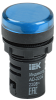 Лампа светосигнальная AD22DS LED 230VAC d22мм синий IP54 IEK