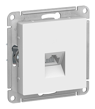 Розетка информационная AtlasDesign, RJ45, кат.5Е, белый