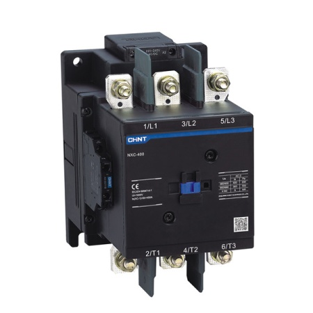 Контактор NXC-400 3Р 400A 200кВт АС3 Uупр=230V AC/DC 2NO+2NC CHINT
