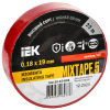 Изолента MIXTAPE5 0.18х19мм 5кВ красная 20м (-30..+50С) IEK