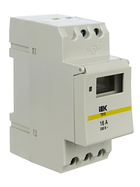Таймер цифровой ТЭ15 16А 230VAC на DIN-рейку IEK