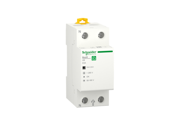 Реле контроля напряжения RESI9 L+N 63А Uконтр=50-265VAC 1NO Schneider