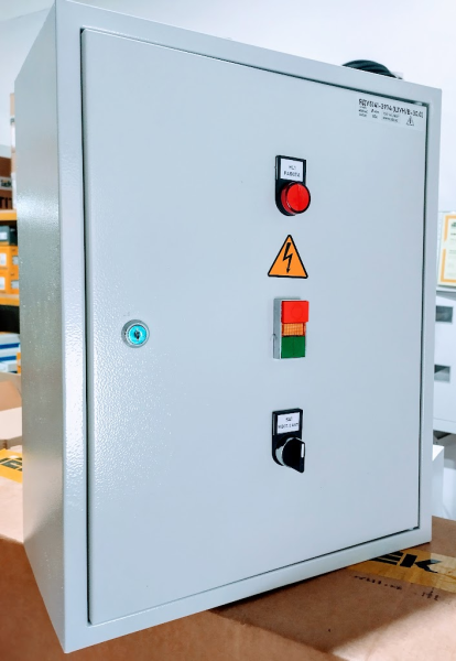 Ящик управления электродвигателем РУСМ5111-4074 100А 55кВт 25кА 400В IP54 (нереверсивный авт.режим)