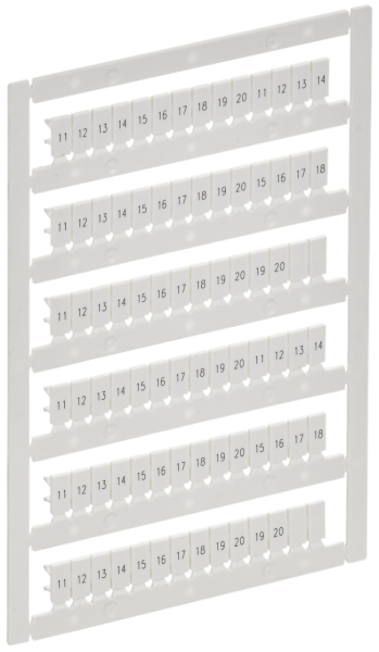 Маркер ARMAFIX для клемм CTS/CP/CX/CY 2.5мм2 цифры "11-20" IEK