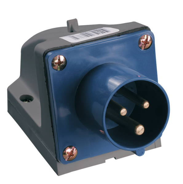 Вилка силовая стационарная IEK ССИ-513, 2P+PE, 16 А, 230 В, IP44