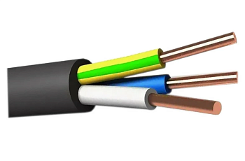 Кабель силовой ВВГ, 3х1.5 мм², 1 кВ, ГОСТ, Harmony Cable