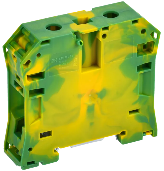Клемма винтовая заземления ARMAFIX CTS-PEN 70мм2 желто-зеленая IEK