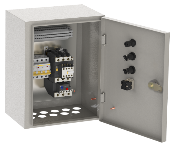 Ящик управления электродвигателем Я5111-3674 40А 22кВт 4.5кА 400V IP31 авт.режим IEK (ЗН-Я)