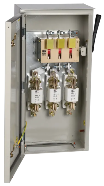 Ящик с рубильником и предохранителями IEK ЯРП-2, 400 А, 400 В, медь, У1, IP54