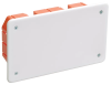 Коробка распаячная IEK КМ41006, 172x96x45 мм, для скрытой проводки, HF, с крышкой