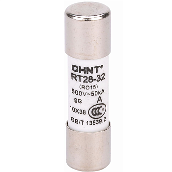 Плавкая вставка цилиндрическая CHINT RT28-32, 10х38 мм, 6 А, 500 В, 50 кА