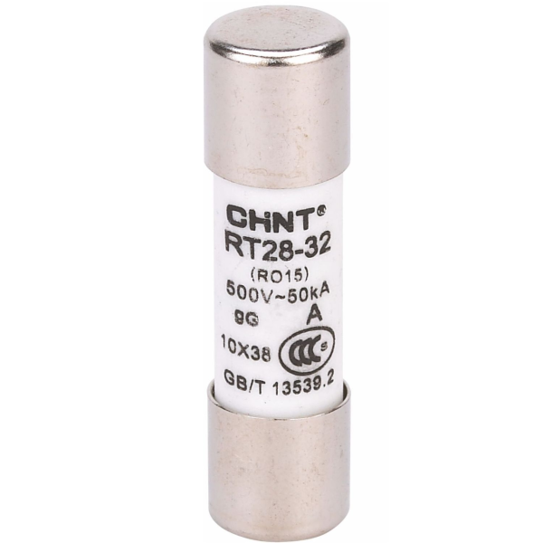 Плавкая вставка цилиндрическая CHINT RT28-32, 10х38 мм, 6 А, 500 В, 50 кА